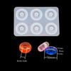 SNASAN Silicone Mold For Jewelry Beads 9mm12mm 16mm Cube Ball 6 Compartment Epoxy Resin Silicone Mould Handmade DIY Material