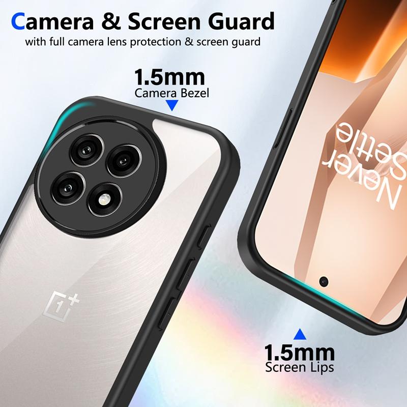 Прозрачный силиконовый чехол для OnePlus One plus Ace 5 3 2 Ace5 Pro Racing Ultra PC Задняя крышка TPU Бампер Ударопрочные чехлы для телефона Чехол