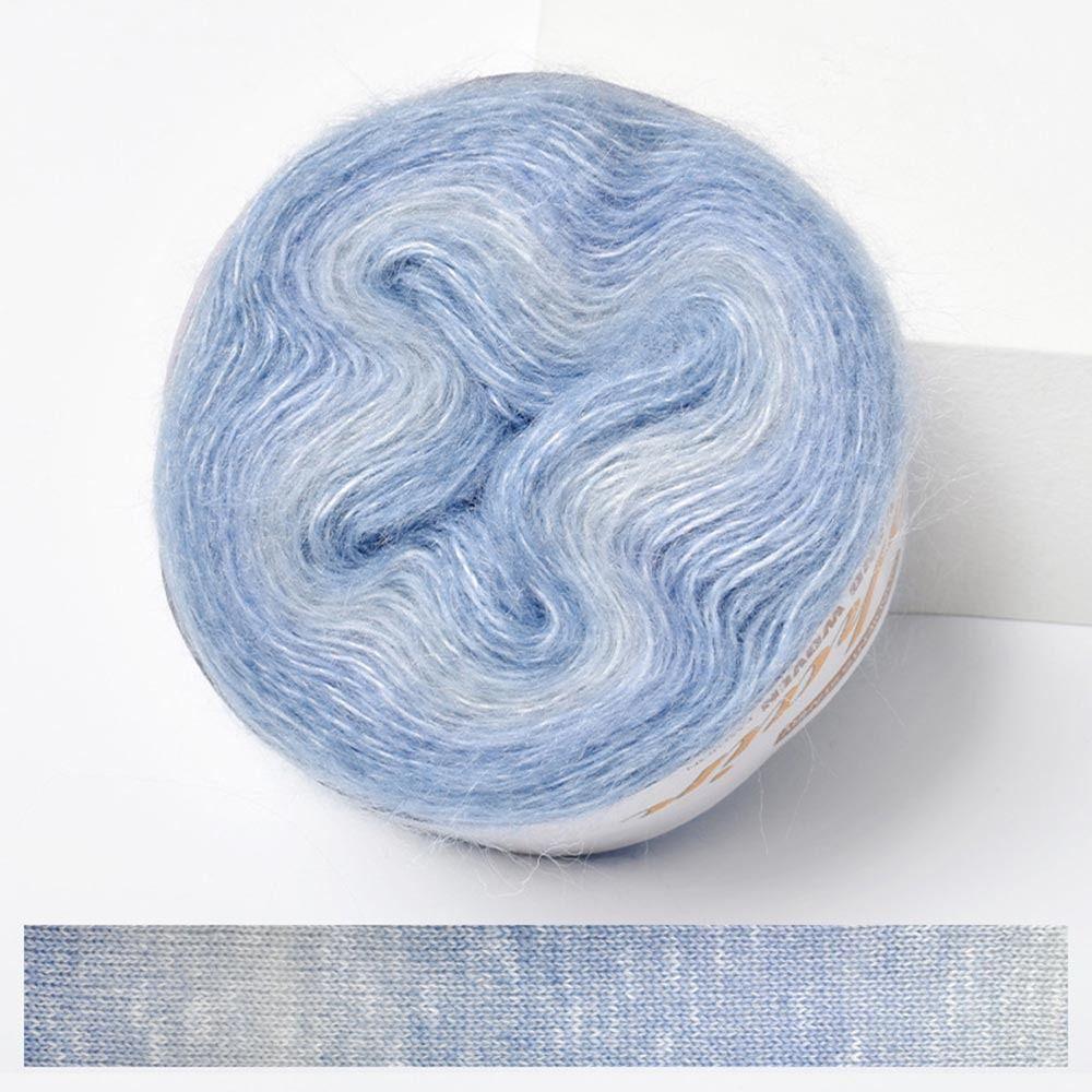 250 м пряжа для торта весна/лето градиентного цвета юбка кружево органическая хлопковая смесь пряжа своими руками