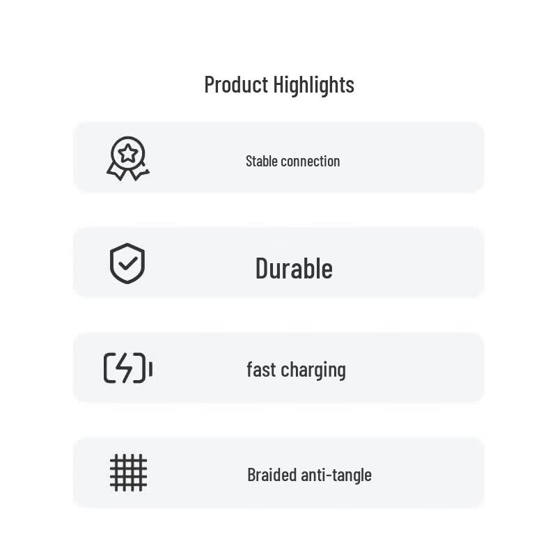 Apple Плетеный зарядный кабель USB-C 60 Вт
