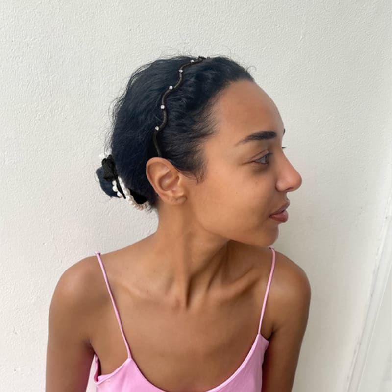 SCHO JEWELRY Кристальная повязка для волос «Волна Ариэль»