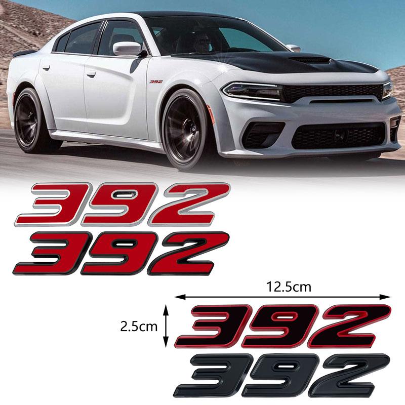 1 шт. 3D Металл 392 345 6.4L 5.7 Логотип Наклейка на автомобиль Эмблема Значок Наклейки Автомобильный хвост