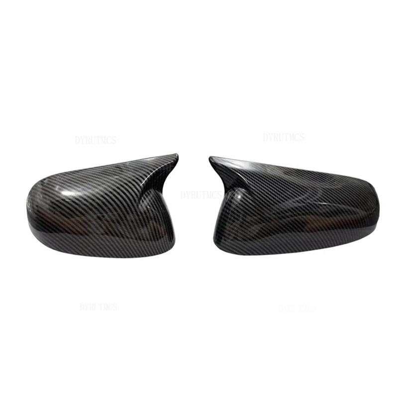 Fit For Volkswagen VW Golf MK4 2002 2003 -2005 Car Rearview Side Mirror Cover Wing Cap Sticker Rear View Case Trim Carbon Fiber