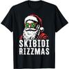 Skibidi Rizzmas Рождественский Rizz Санта-Клаус Харизма Xmas Ребенок Футболка