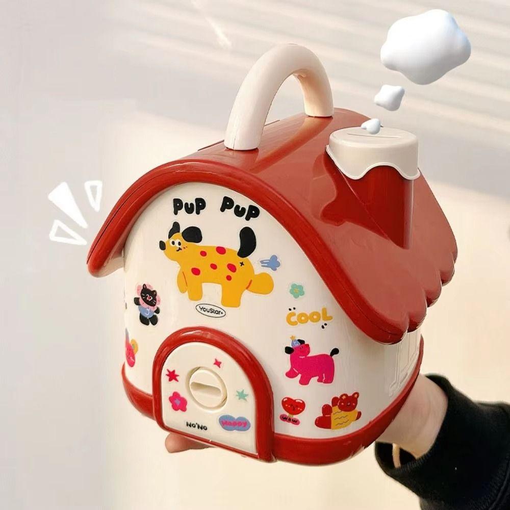 With Key Lock Cartoon DIY Coin Bank Large Capacity Children Money Boxes For Coins Cash