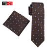 2025 Новый Элегантный Мужской Набор Галстука и Карманного Платка в Британскую Клетку