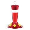 Plastic Hummingbird Feeder with Hook Wild Bird Feeder Large Capacity Outdoor Feeding Tray for Indoor Backyard Patio Decor