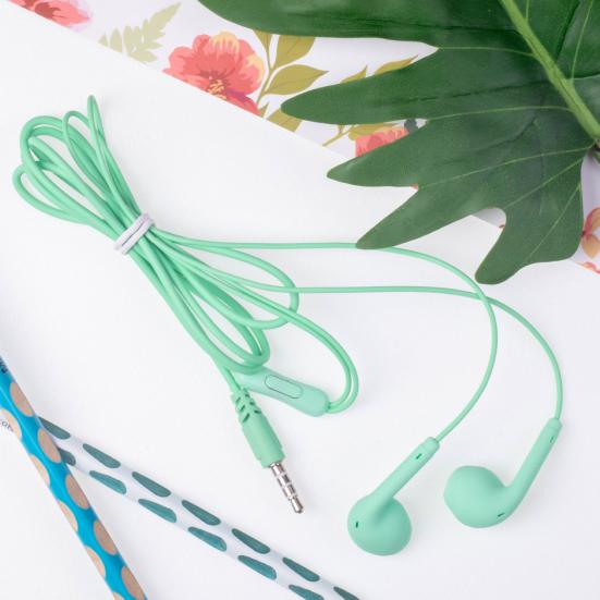 Проводные наушники U19 Mega Bass Macaron High Fidelity Цвет 3,5 мм Внутриканальные Игровые наушники