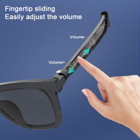 Умные очки с функцией громкой связи Защита от ультрафиолета Беспроводные спортивные солнцезащитные очки с поддержкой Bluetooth Умные аудиоочки