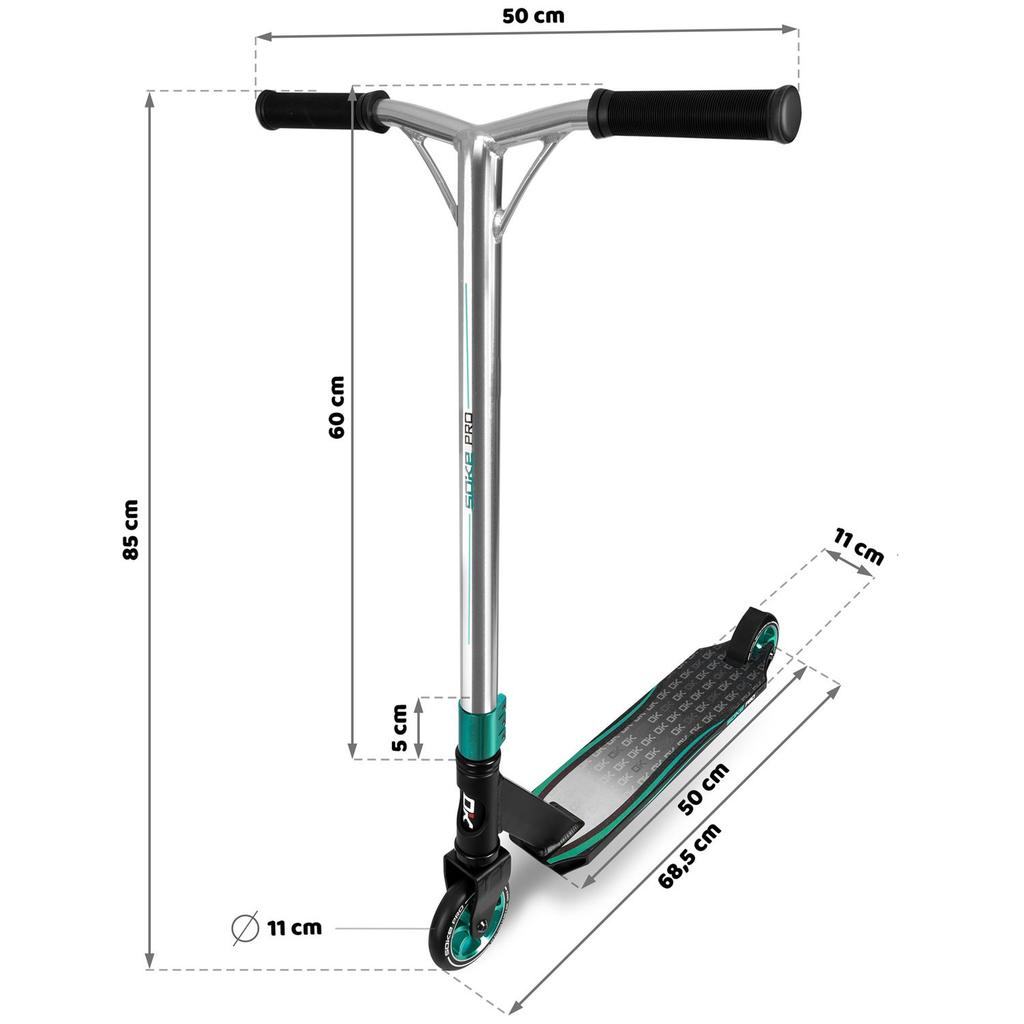 HULAJNOGA WYCZYNOWA SOKE PRO ABEC-9 Y-BAR ALU