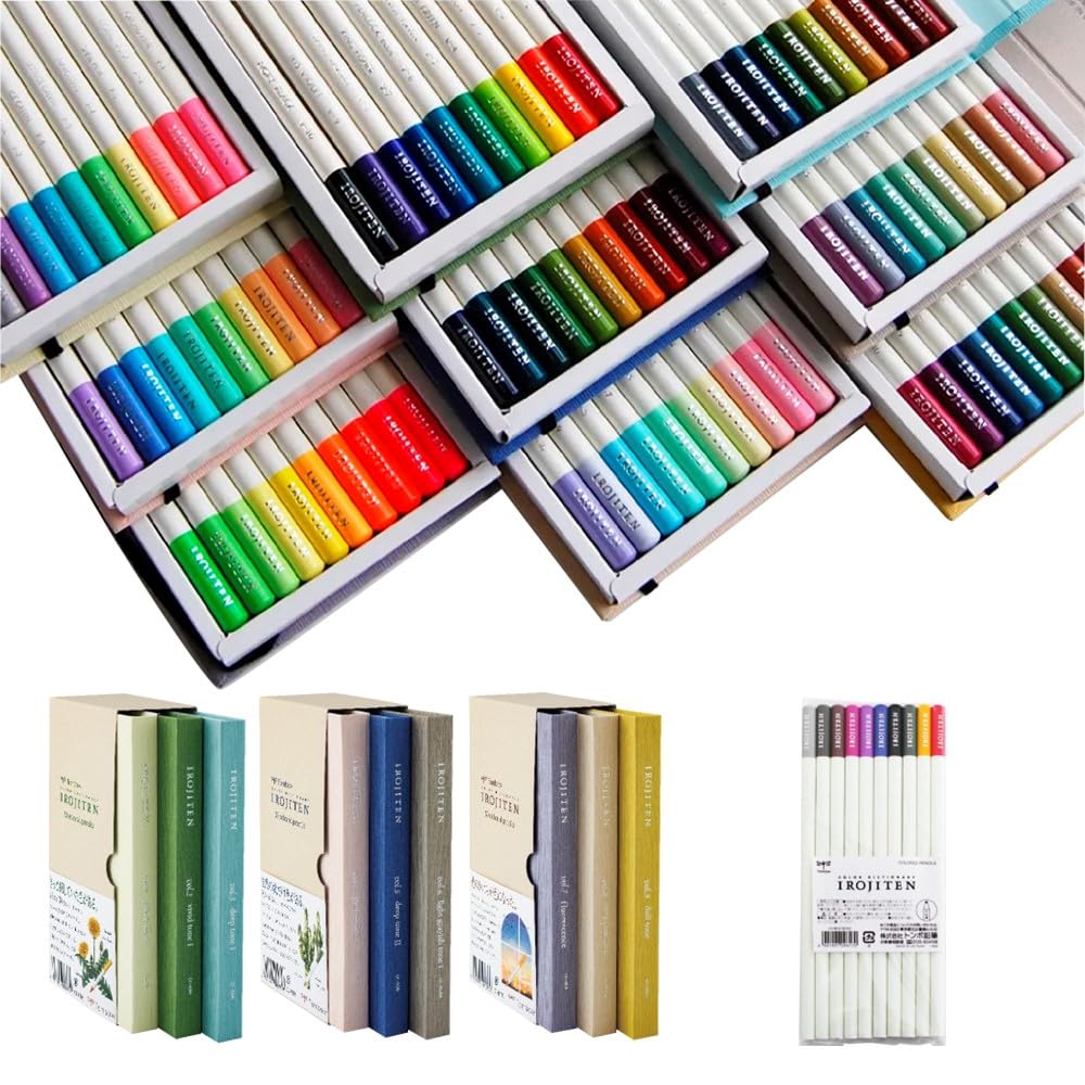 Цветные карандаши Tombow [Все 4 типа] (Книжный шкаф) - Словарь Irojiten