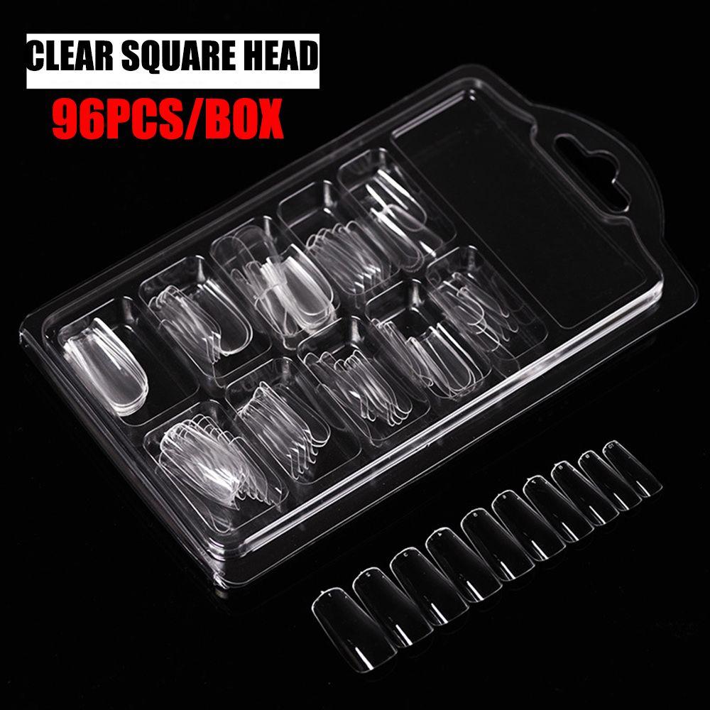 Beauty Tools Acrylic Ballerina/Stiletto False Nail Tips Coffin Fake Nails Full Cover Manicure