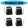4/6Pcs Heavy Furniture Foot NonSlip Bed Risers Heightening Feet Heavy Duty Bed Lifts Risers Furniture Accessories