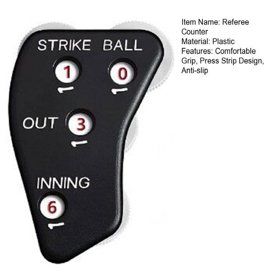 Счетчик судьи Дизайн полоски для прессинга Противоскользящий Удобный захват Тренировочный Пластиковый 4-колесный Индикатор судьи Экипировка судьи