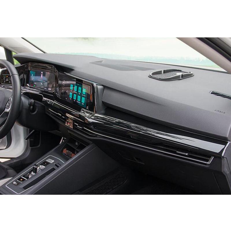For VW Volkswagen Golf8 Golf 8 Car Center Control Dashboard Trim Decoration Trim Auto Interior Accessories