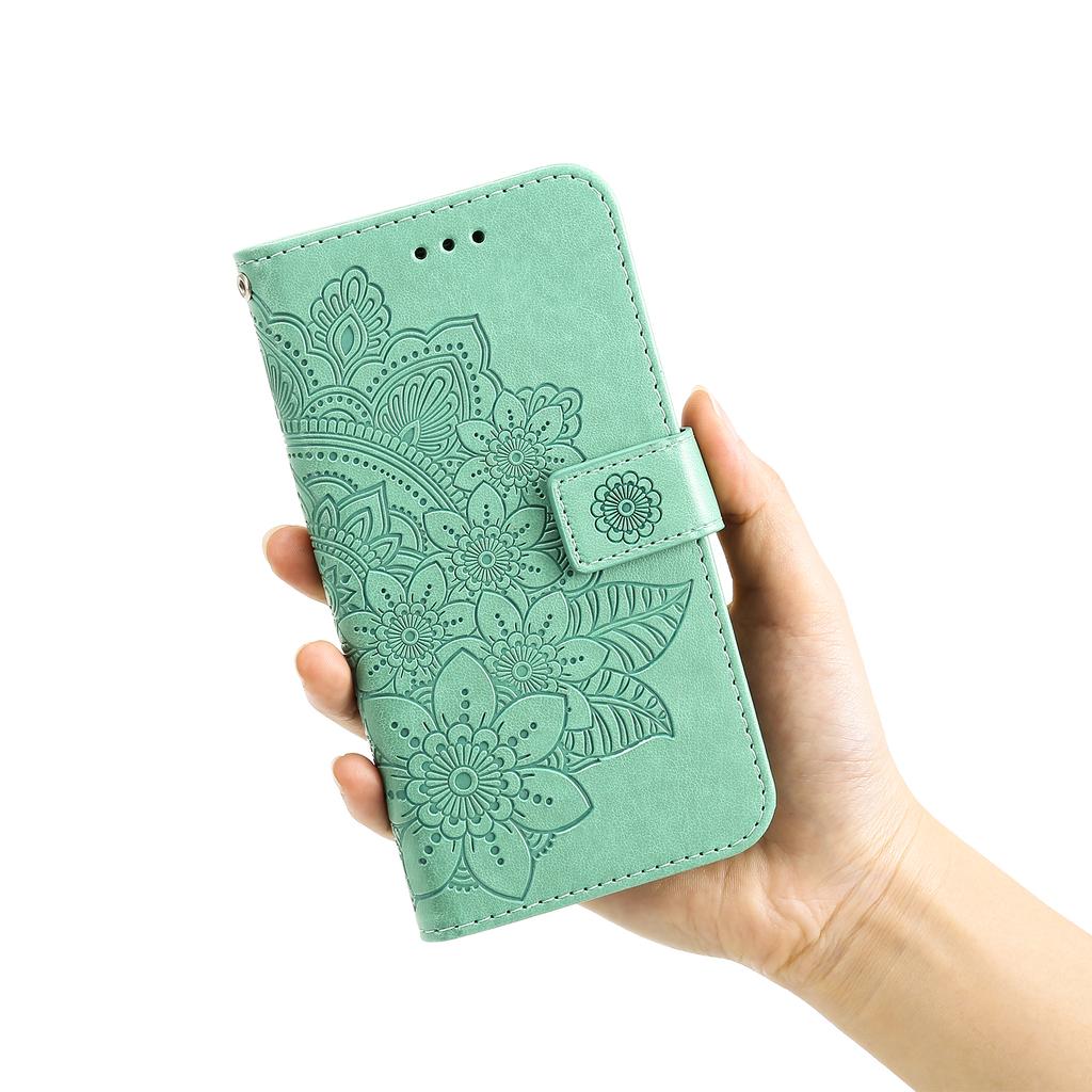 For Xiaomi 15T Case Floral Pattern PU Leather Wallet Stand Phone Cover