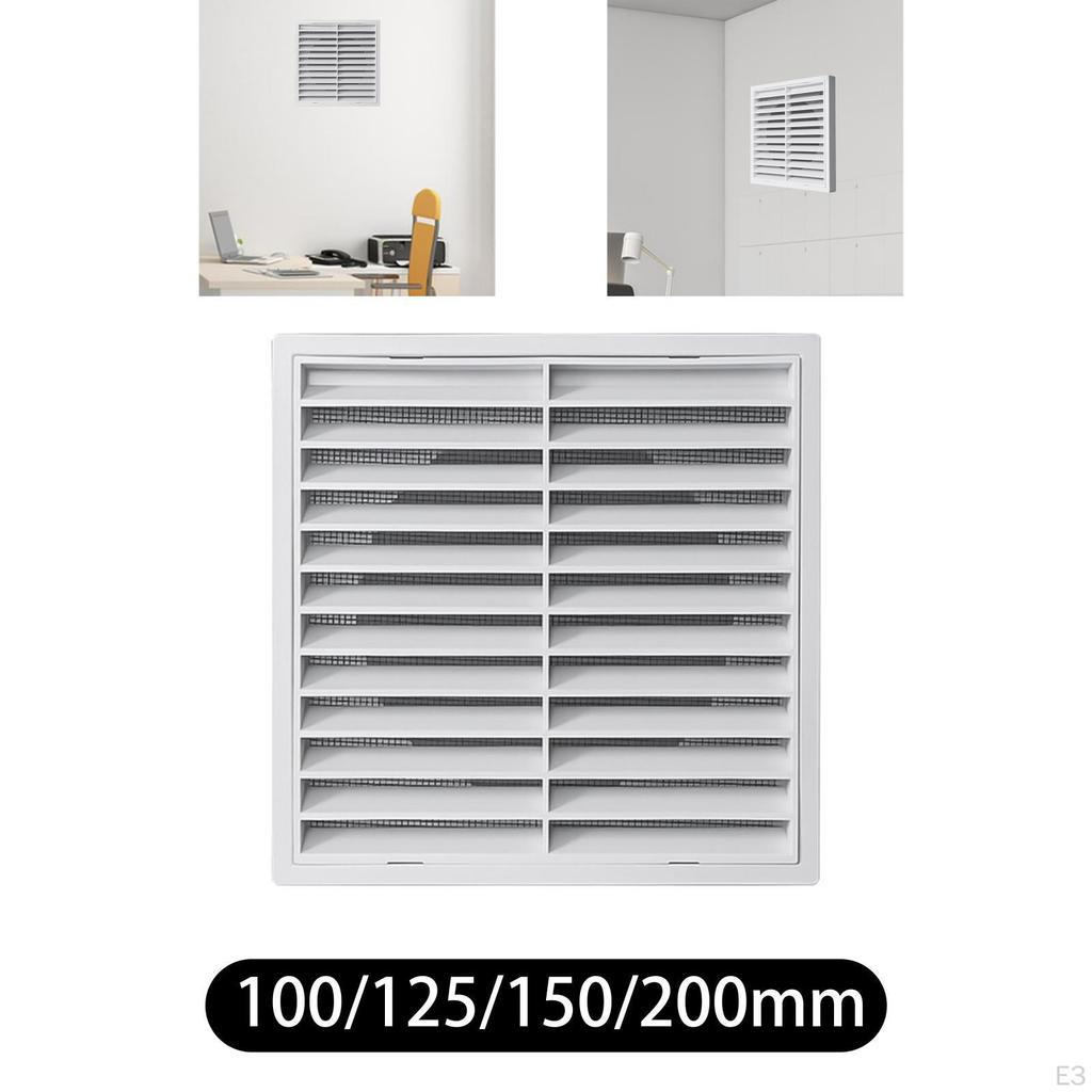 Ventilation Grille Air Exhaust Outlet Return Grill Cover Vent Louver Replaces for Shed