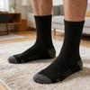 5 пар Мужские спортивные носки Дышащие Атлетические носки средней длины Цветные Блочные Эластичные Амортизирующие носки для тренировок Бега Упражнений Повседневной носки