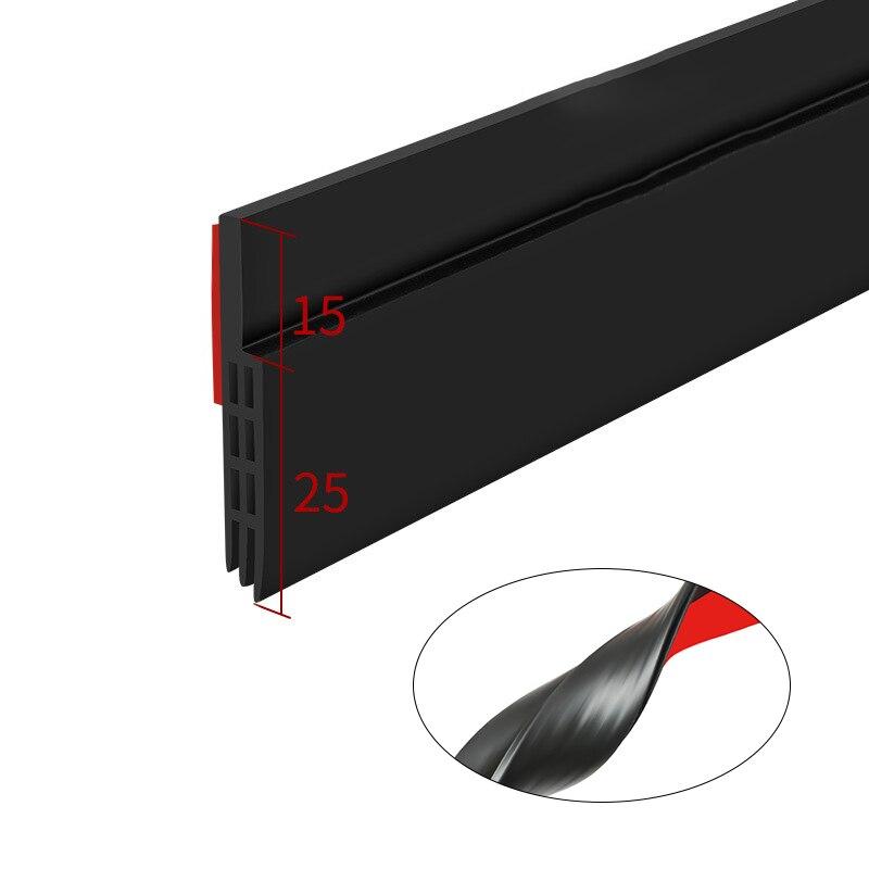 Уплотнительная лента для нижней двери, ветрозащитная, звукоизоляционная, заглушка для двери, сквозняк, отрезной складной уплотнитель, самоклеящаяся акустическая пена