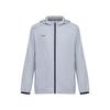 Li Ning National Team Series Водонепроницаемая дышащая влагоотводящая спортивная ветровка мужская верхняя одежда голубо-серого цвета AFDU317-2