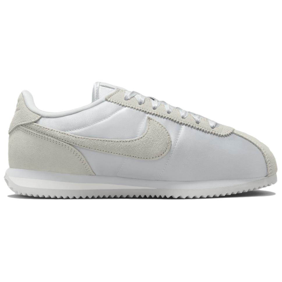 Nike Cortez Satin Pack - женские кроссовки Pure Platinum серого цвета с платиновым оттенком FV5420-001