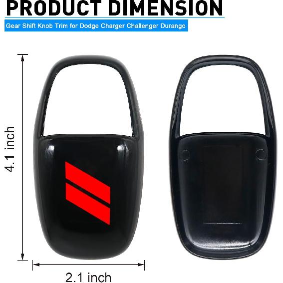 Gear Shift Knob Head Cover for Dodge Charger Accessories 2015- Challenger 2015-2024 Durango 2016-2026 ABS Interior Shell ert Decoration Protector