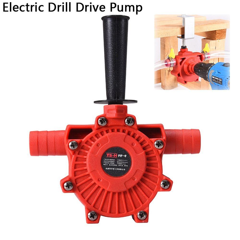 Round Shank Electric Drill Drive Pump Small Household Water Pump  Garden