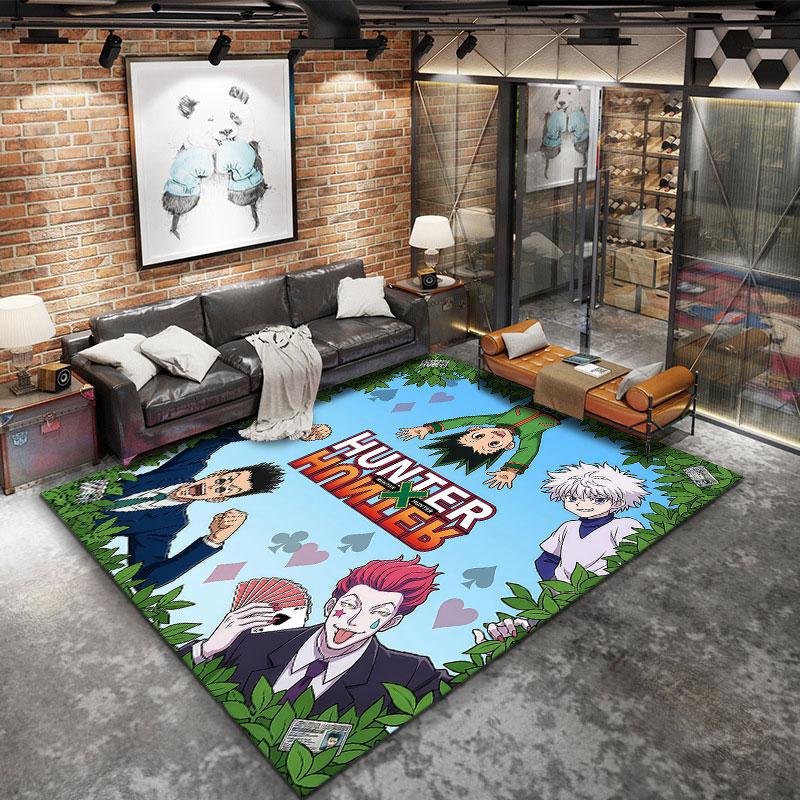 Hunter X Hunter Carpet Rug For Living Room Bedroom Home Sofa Decoration Kids Play Nonslip Floor Mat