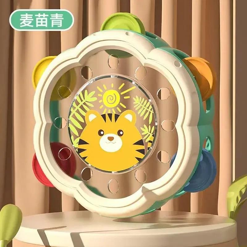 Musical Drum Toy for Toddlers, Montessori Baby Percussion Instrument, Early Hand Development Interactive Music Learning Toy For Kids Ages 1-3