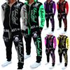 Fashion Man Clothing Man Hooded Tracksuit Printing Fashion Sets Athletic Suit