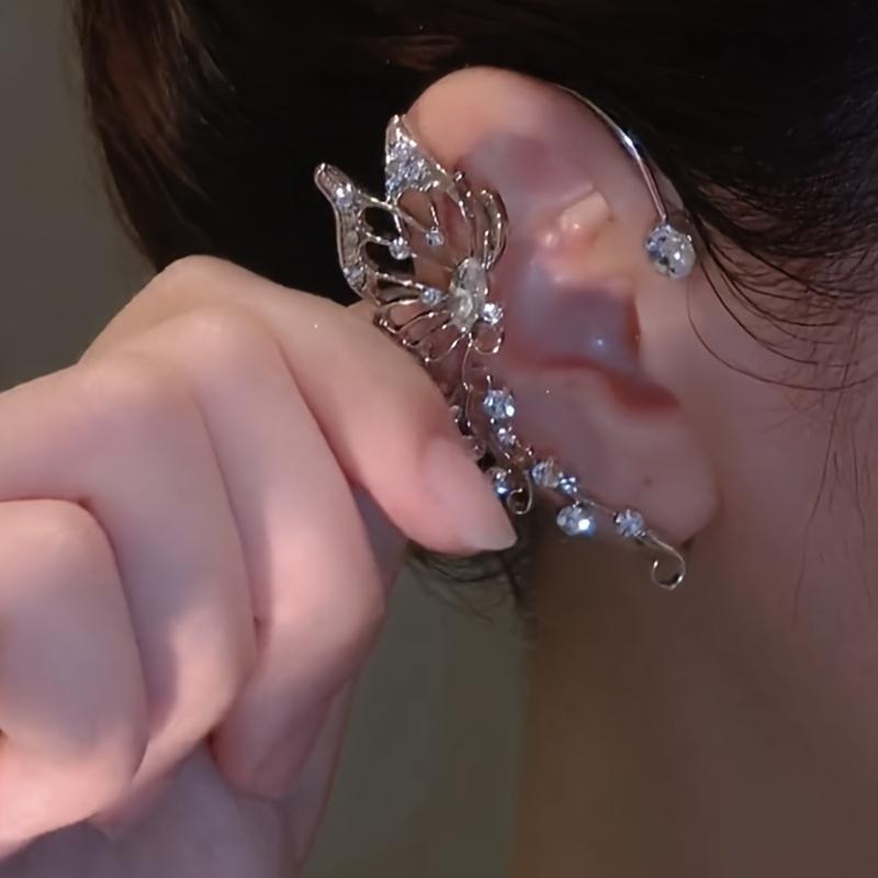 Женские модные серьги-бабочки Zicron без проколотой пригодной для носки серьги-эльфа