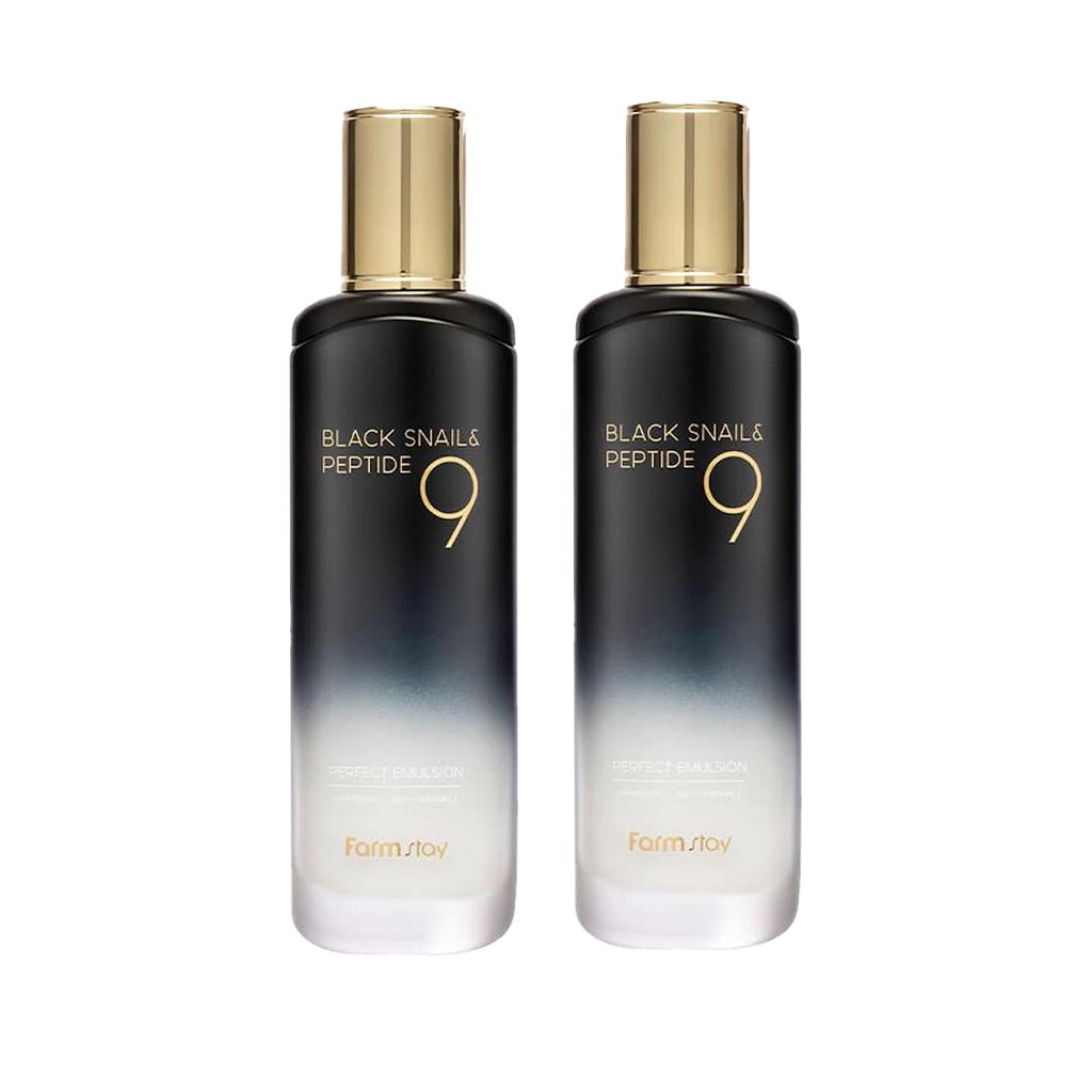 FARM STAY Black Snail & Peptide 9 Perfect Emulsion 120 мл (3 варианта)