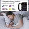 Call Reminder Smart Bracelet Fitness Sleep Tracker Heart Rate Stress HRV Health Monitor Step Counting Sport Smartwatch Band