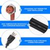 120V Block Heater Cord 251919, for Dodge Ram 2500 3500 Cummins 1989-Current 5.9 L /2007-Current 6.7 L, for 95-16 Ford 6.0 6.4 7.3 Powerstroke, Engine