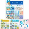 Reusable Water Drawing Book For Children With Ocean Animals Stickers And Diy Art Activities For Developmental Play