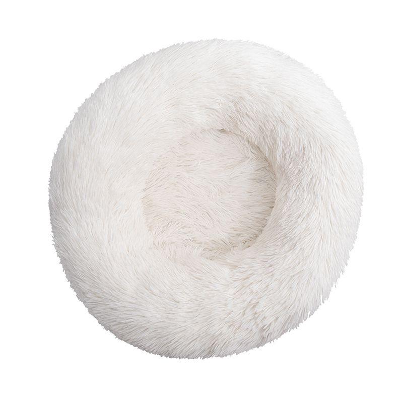 Пушистая плюшевая кровать для собаки, кошки, питомца, удобный коврик с легким дизайном для удобства в путешествиях