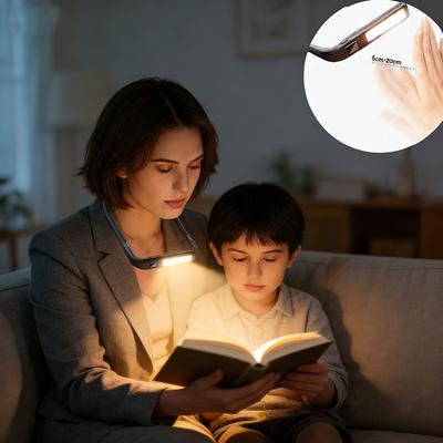 Портативная перезаряжаемая светодиодная книжная лампа Дизайн настольной прикроватной лампы Идеально подходит для чтения в спальне, кабинете и для декора праздничной атмосферы