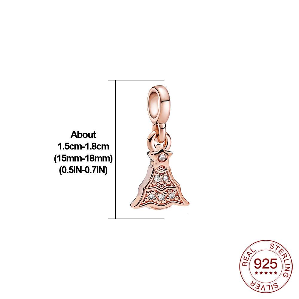 Новый настоящий S925 стерлингового серебра Me Шарм Единорог звезда обруч из бисера подходит оригинальные браслеты Me женские украшения в форме сердца для подарка