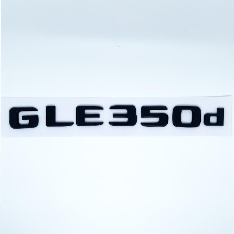 Letters Emblem Badge for Mercedes Benz GLE250d GLE300d GLE350d GLE400 GLE450 4Matic Car Styling Trunk Nameplate Sticker