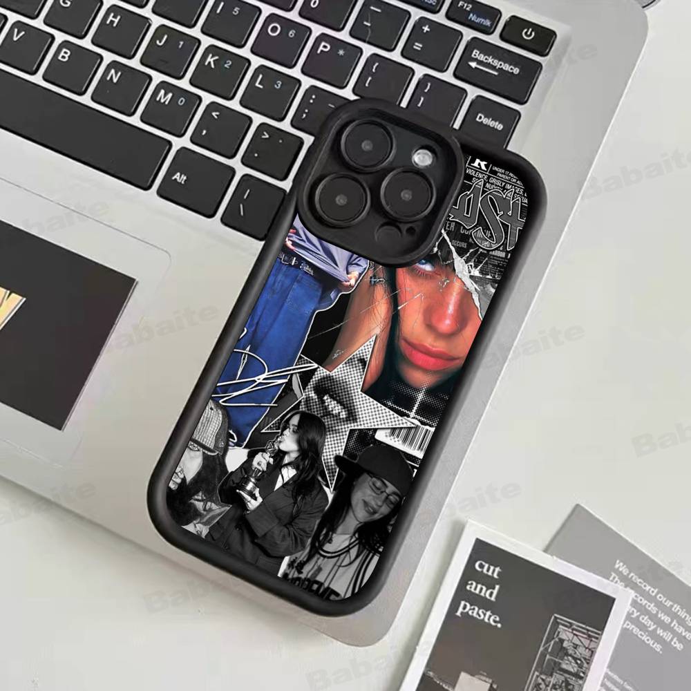Чехол для телефона Поп-певицы B-Billie Для IPhone 17 16 15 14 13 12 11 Pro Max 16E Plus INS Мягкий чехол