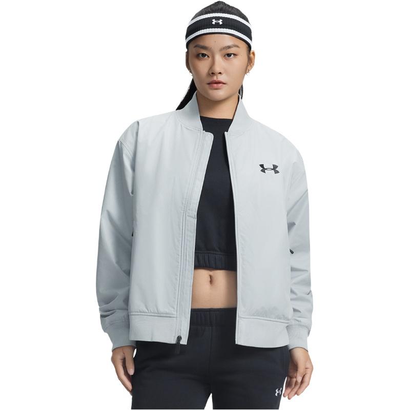 Under Armour Куртка Woven Collection FW25, унисекс, серая, 1389367-011