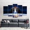 5 Panels Rocket Space Astronaut Canvas Painting Prints Modern Home Decor Universe Galaxy Poster Wall Art Picture For Living Room