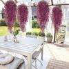 Artificial Hanging Flowers for Outdoors UV Resistant Fake Vines with Flowers Weatherproof