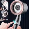 9 IN 1 Large Flow Turbocharged Shower Head 5 Modes High Pressure Water Saving Massage Portable One-key Stop Filter Shower Set