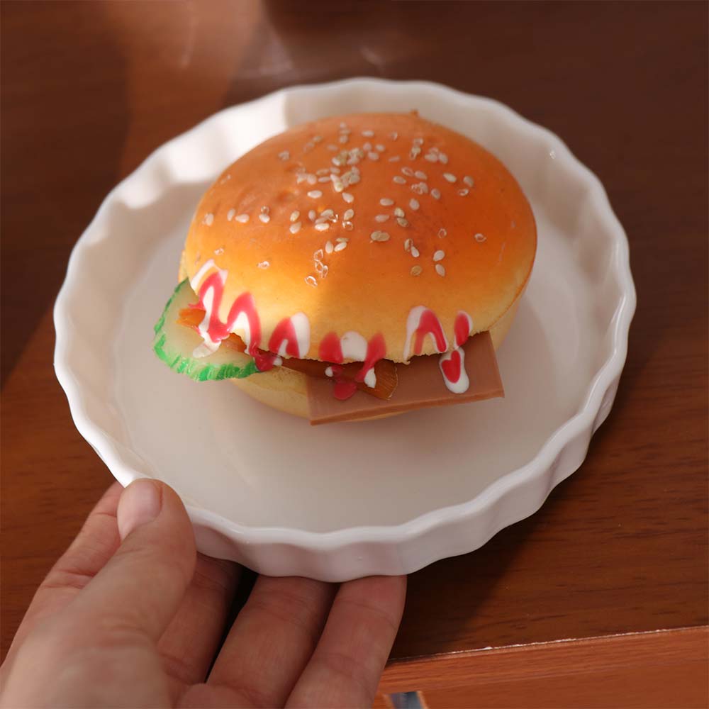 6pcs Shallow Tart Baking Pan Round Pie Baking Tray Creme Brulee Ramekins Bakery