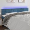 VidaXL LED Headboard Bedroom Furniture Double Bed Accessory Head of Bed Frame Interior Dark Blue 3121682