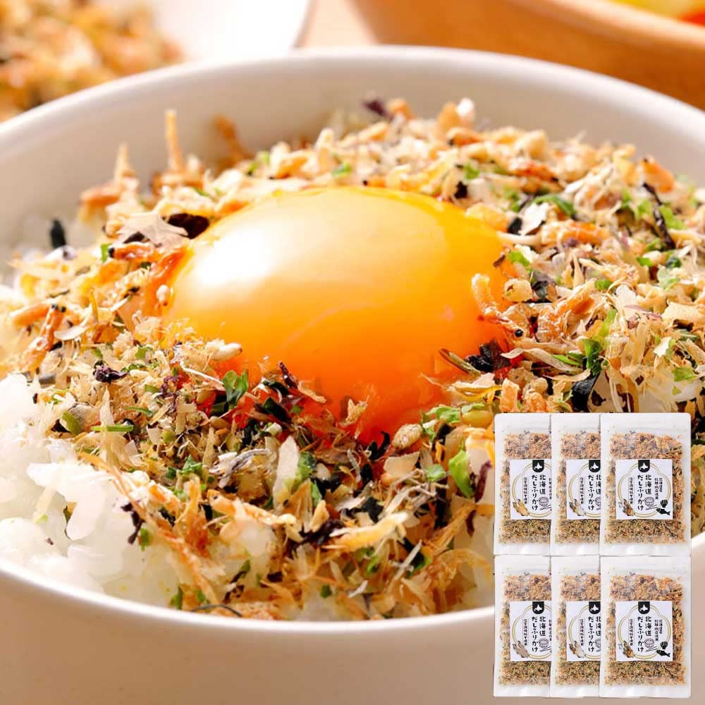Furikake additive-free Hokkaido dashi (6 bags)