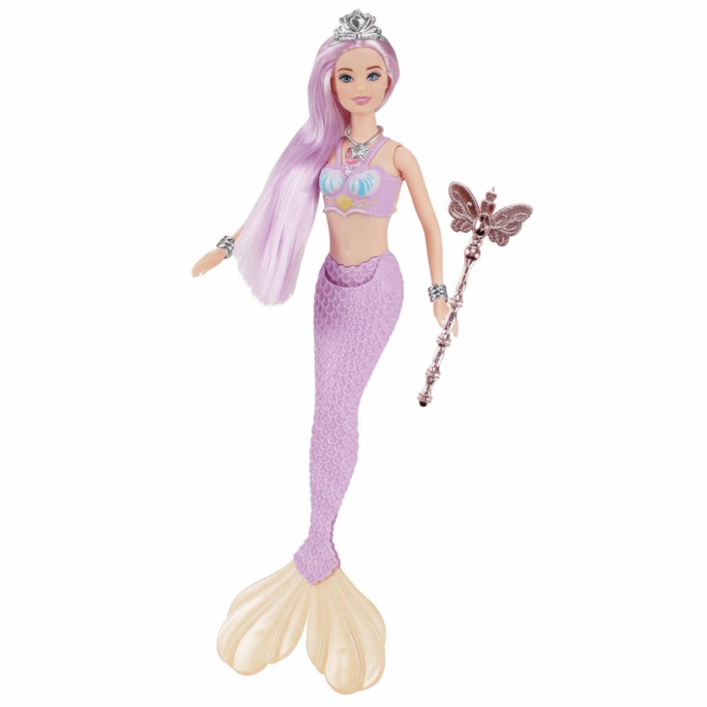 32cm Mermaid Doll Soft Light Playhouse Toy Cute Children Gift Kids Entertainme