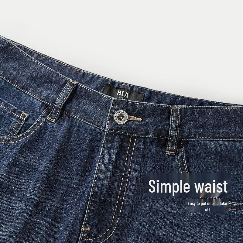 HLA Мужские джинсы прямого кроя серии «Роман о Троецарствии»