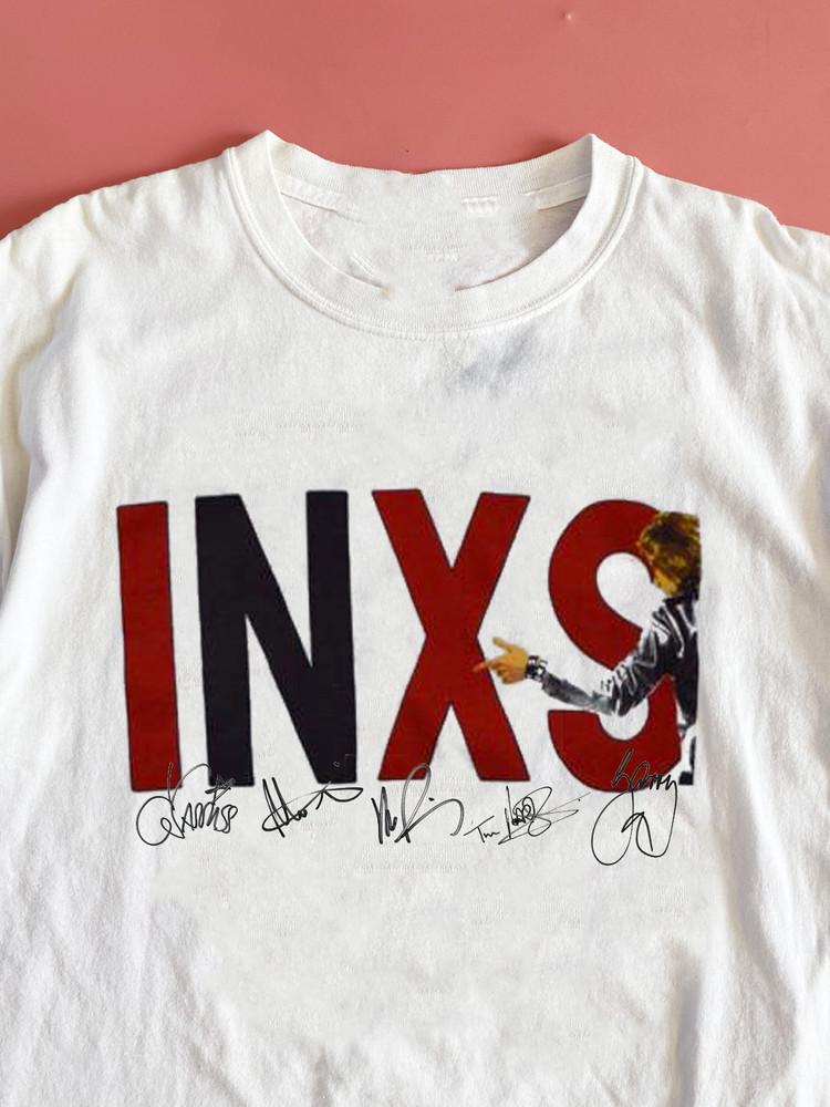Collection INXS Gift For Fan White All Size Men T-Shirt S2665